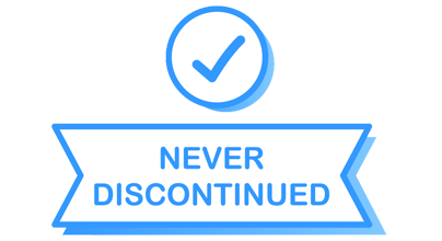 Never Discontinued